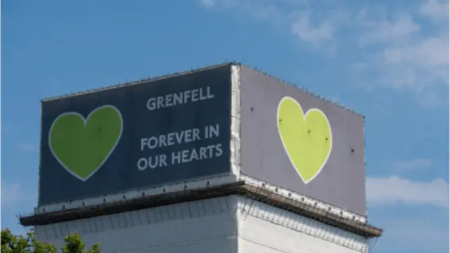Grenfell logo on building