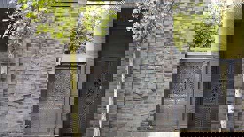 Brick wall art