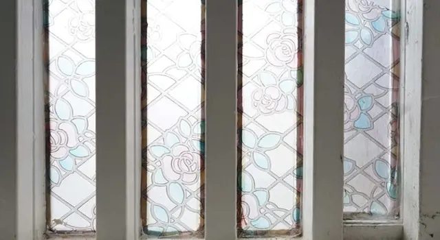 Glass window artwork