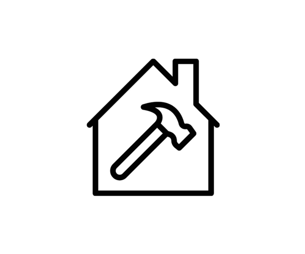 Emergency Repairs Black And White Icon